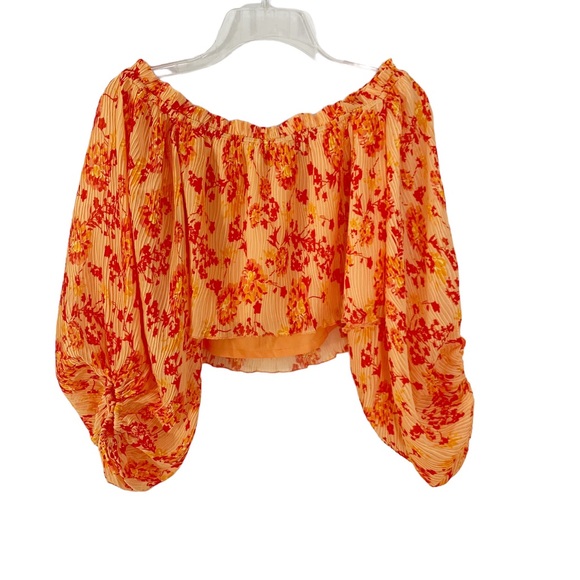 House of Harlow x REVOLVE Kirsi Top in Orange Floral XS - Picture 3 of 9